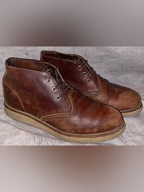 Red Wing Heritage 3141 Work Chukka Briar Oil-Slick Leather Boots Shoes Size 8